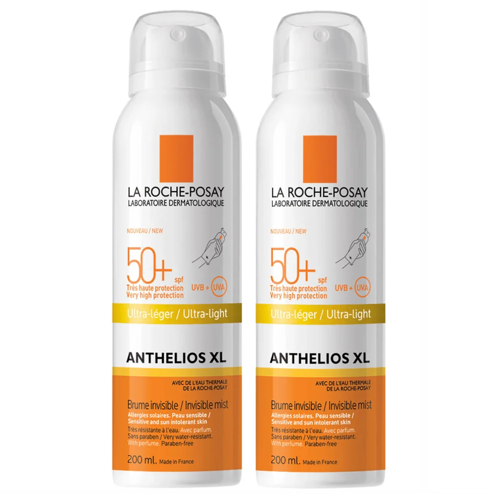 La Roche-Posay Anthelios Ultra-Light SPF50+ Sun Protection Spray 200ml Duo Immagine 1