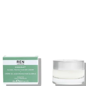 REN Clean Skincare Evercalm crema giorno protezione totale 15 ml - Option Travel Size