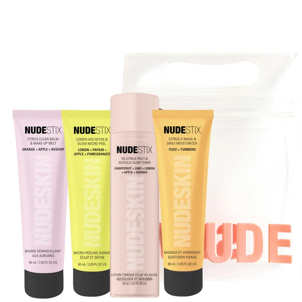 NUDESTIX Nudeskin 4-Step: Citrus Renew Set for Makeup Immagine 1