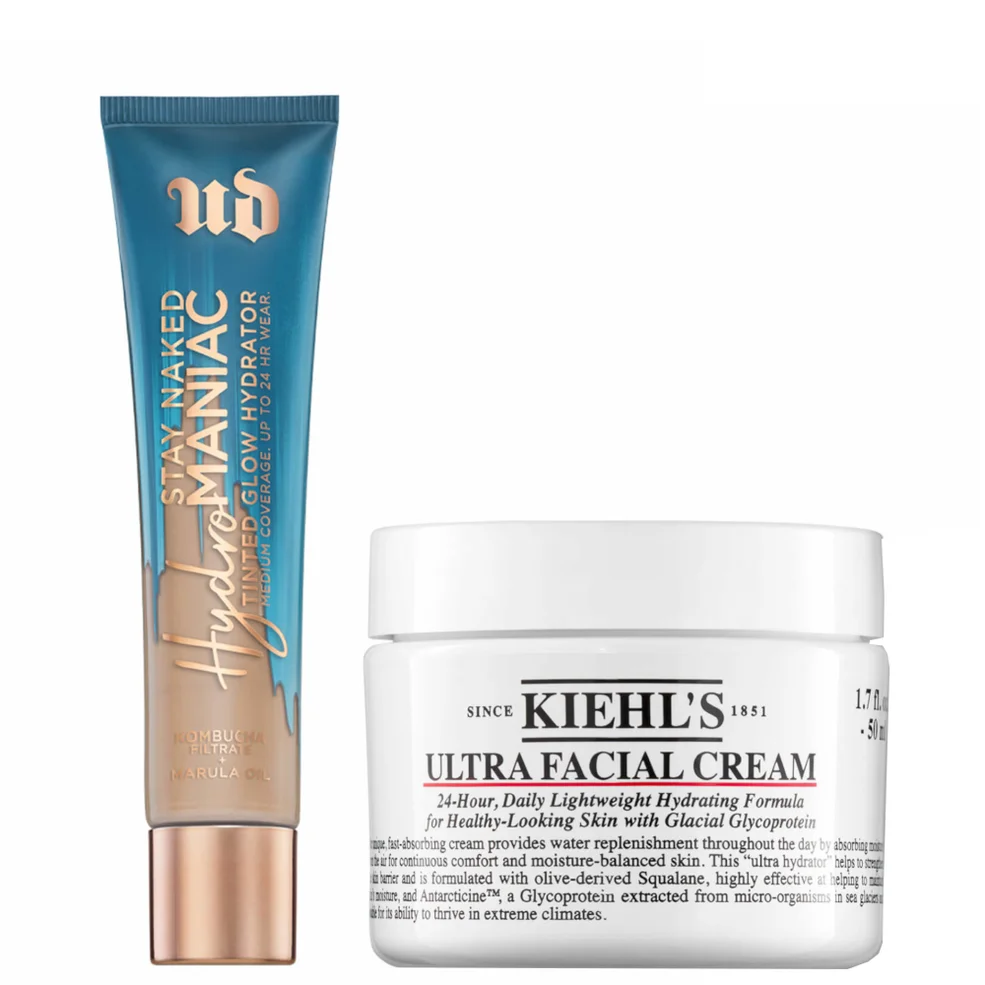 Urban Decay Hydromaniac Tinted Glow x Kiehl’s Ultra Facial set crema viso e fondotinta 50 ml (varie tonalità) Immagine 1