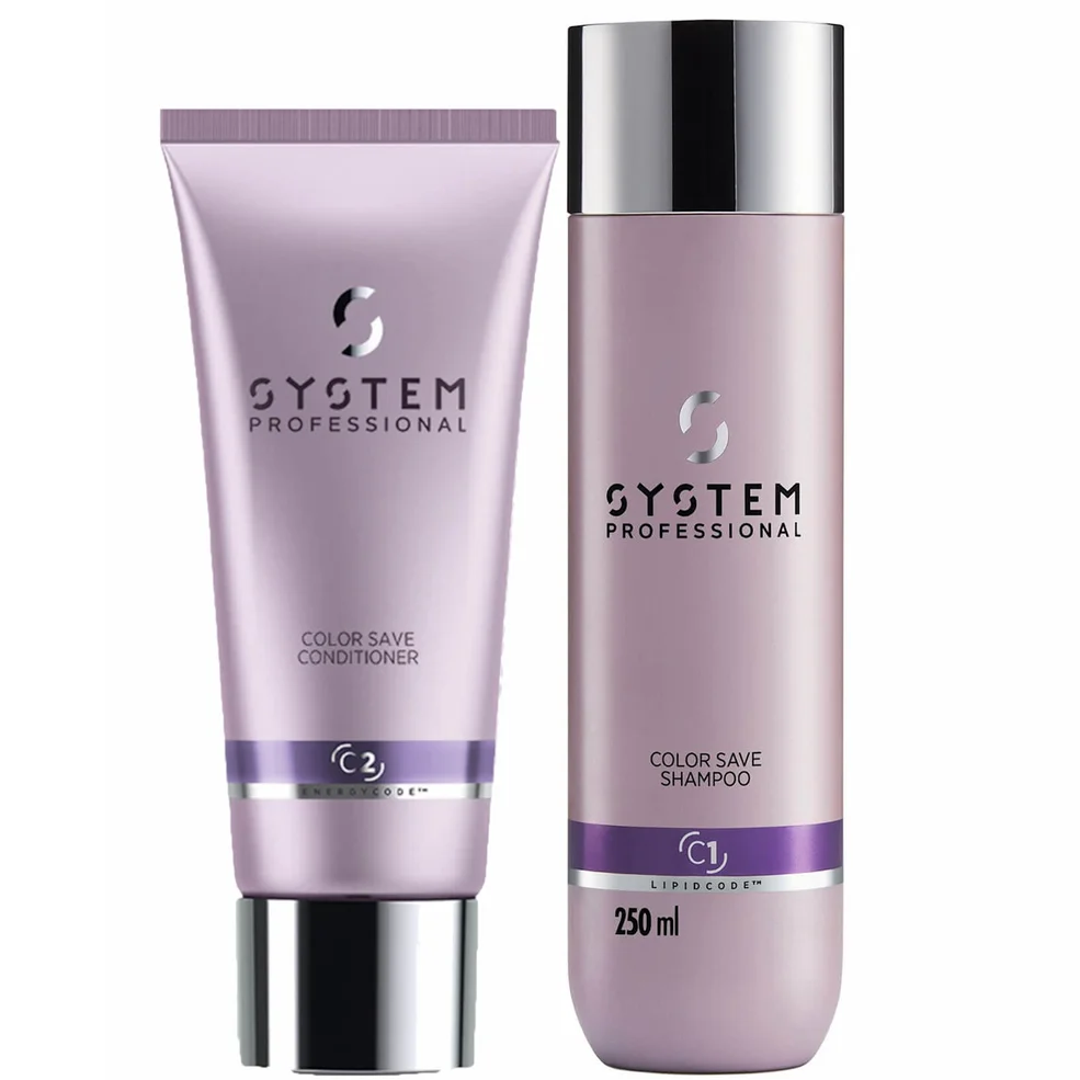System Professional Color Save Shampoo and Conditioner Regime Bundle Immagine 1