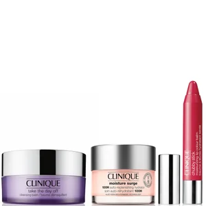 Clinique LF Exclusive Cleanse, Treat and Colour Cherry Bundle (Worth €91) - undefined undefined