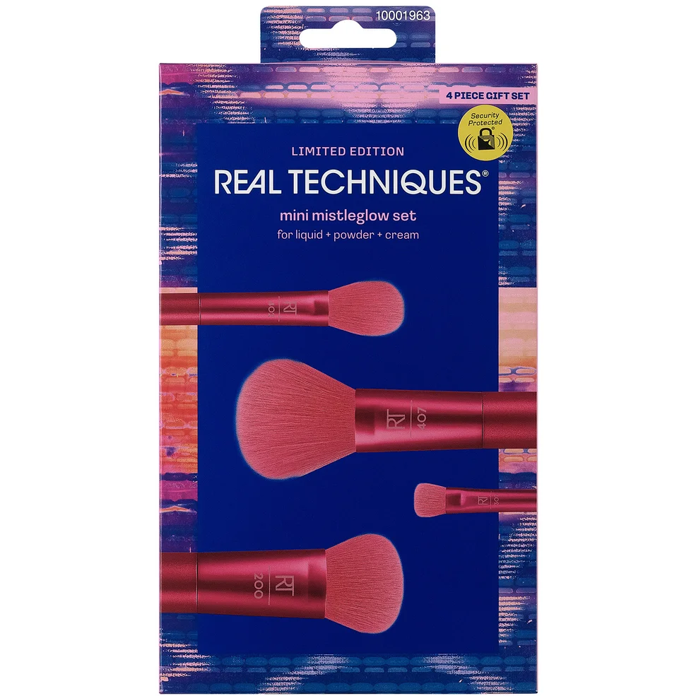 Real Techniques Mini Mistleglow Brush Set Immagine 1