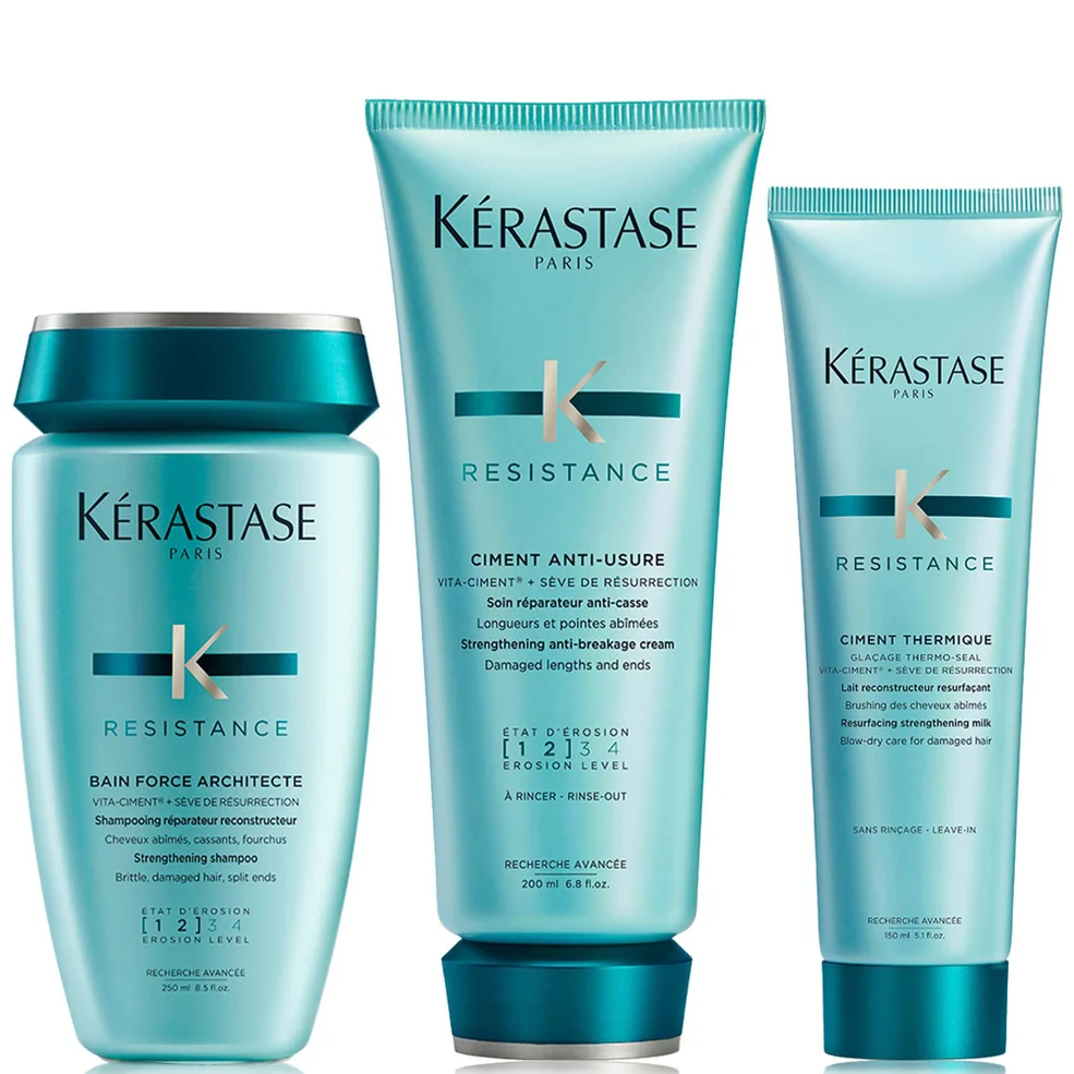 Kérastase Resistance Strengthening Trio For Fine to Medium Hair Immagine 1