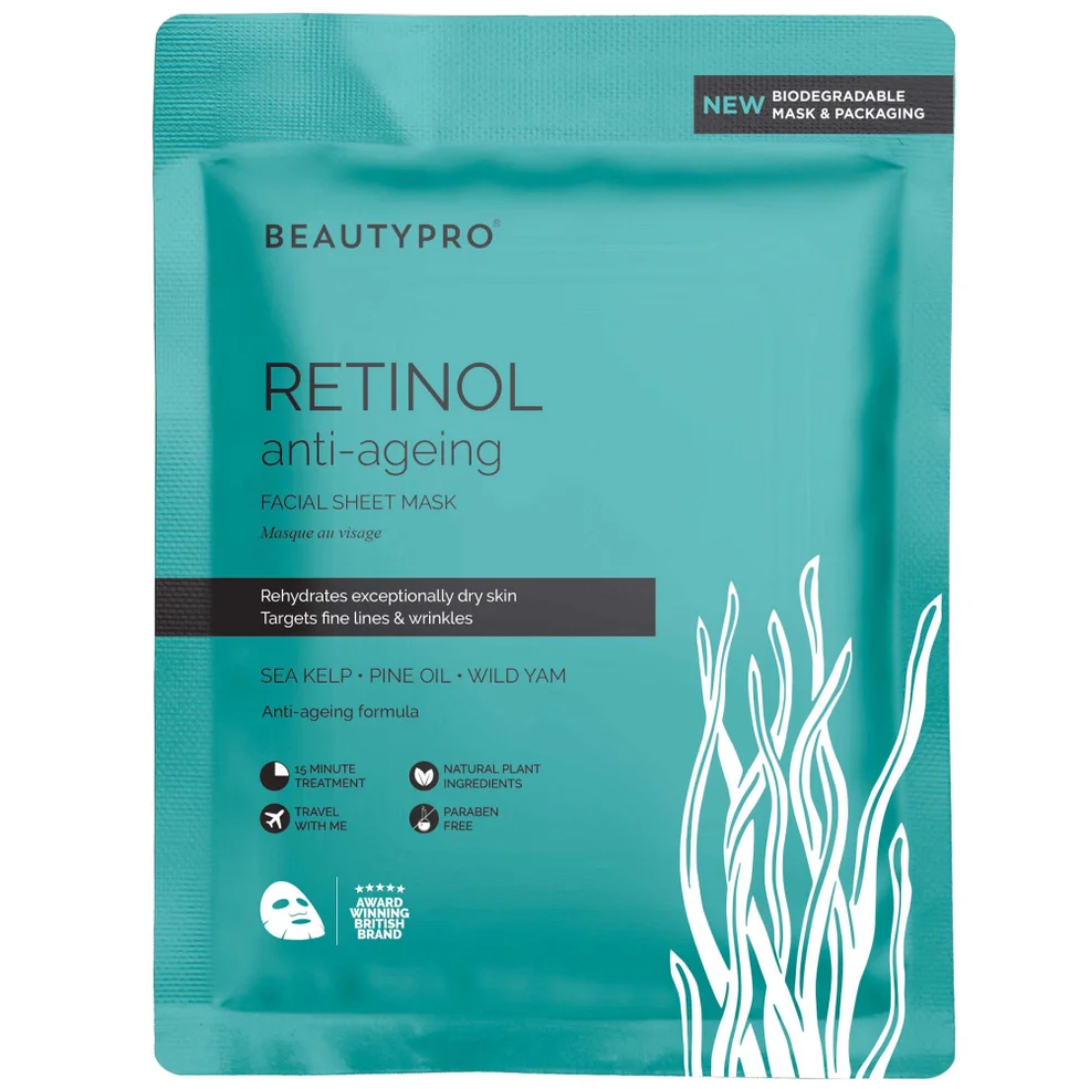 BEAUTYPRO Retinol Face Mask 22ml Immagine 1