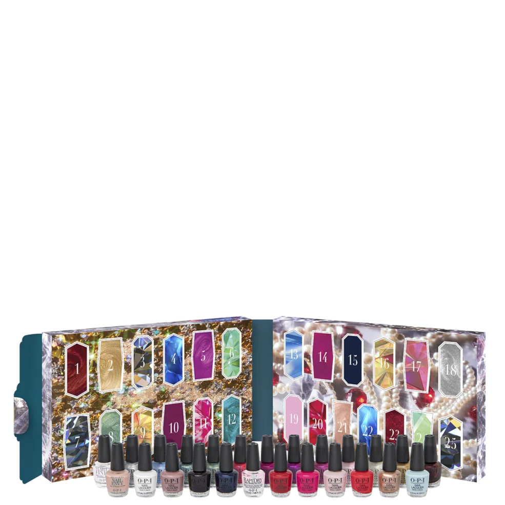 OPI Jewel Be Bold Collection Nail Lacquer Mini 25-Piece Advent Calendar Immagine 1