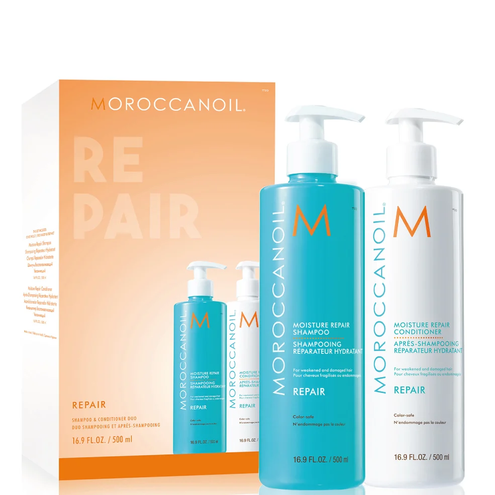 Moroccanoil Moisture Repair Shampoo and Conditioner Duo Immagine 1