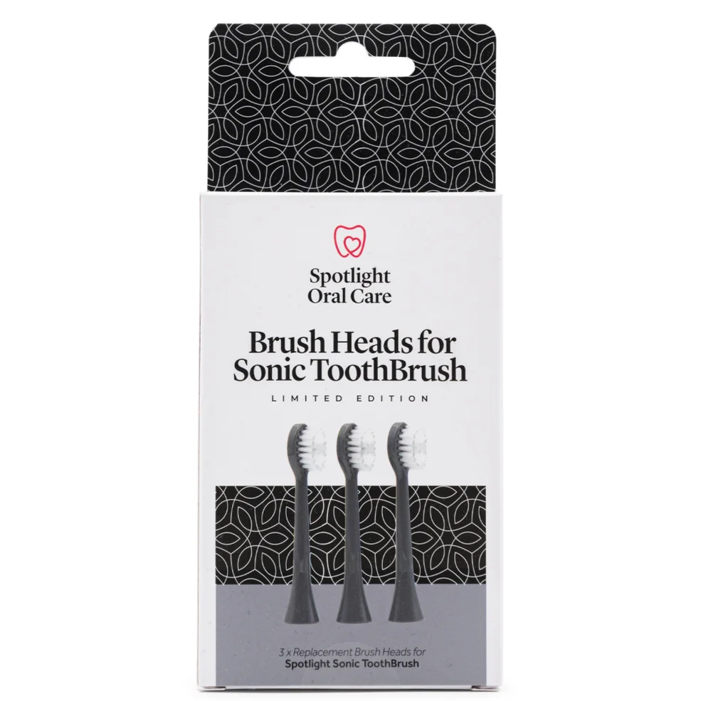 Spotlight Oral Care Sonic Head Replacements - Graphite Grey Immagine 1