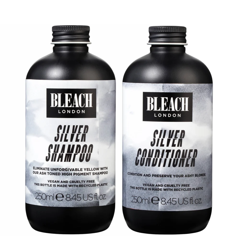 BLEACH LONDON Silver Shampoo and Conditioner Duo Immagine 1