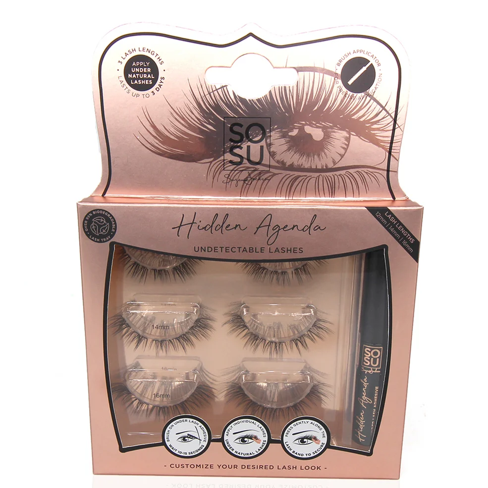 SOSU Hidden Agenda Undetectable Lashes lunghezze ampie Immagine 1
