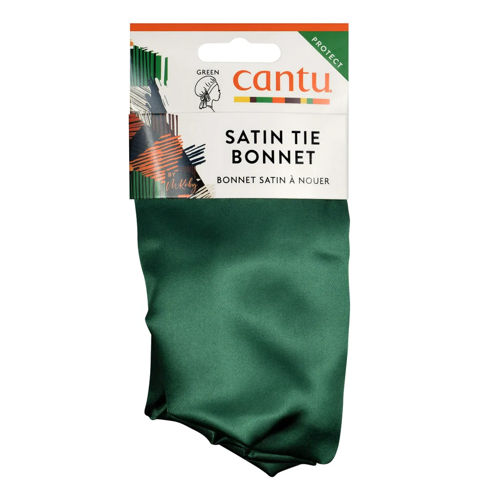 Cantu Satin Tie Bonnet Cuffia in Seta per Dormire Immagine 1