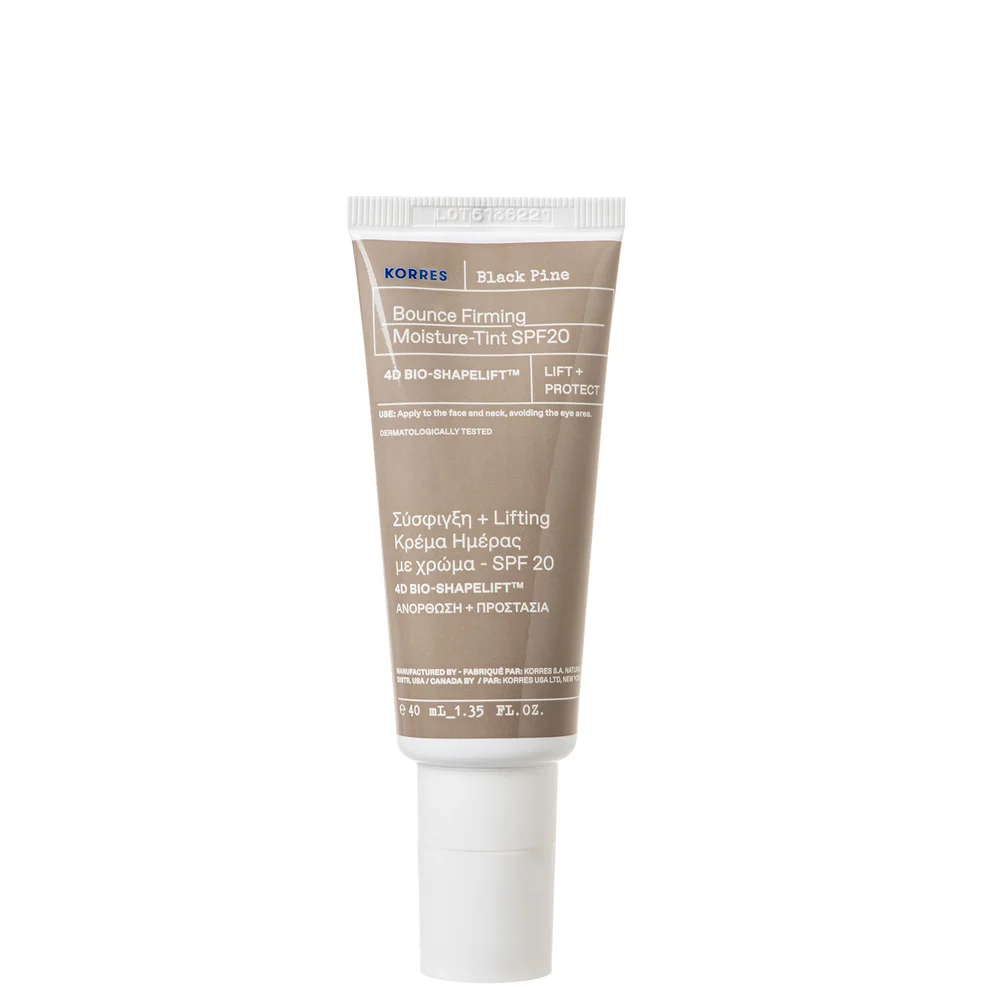 KORRES Black Pine 4D BioShapeLift™ Bounce Firming Tinted Moisturiser SPF20 - 40ml Immagine 1