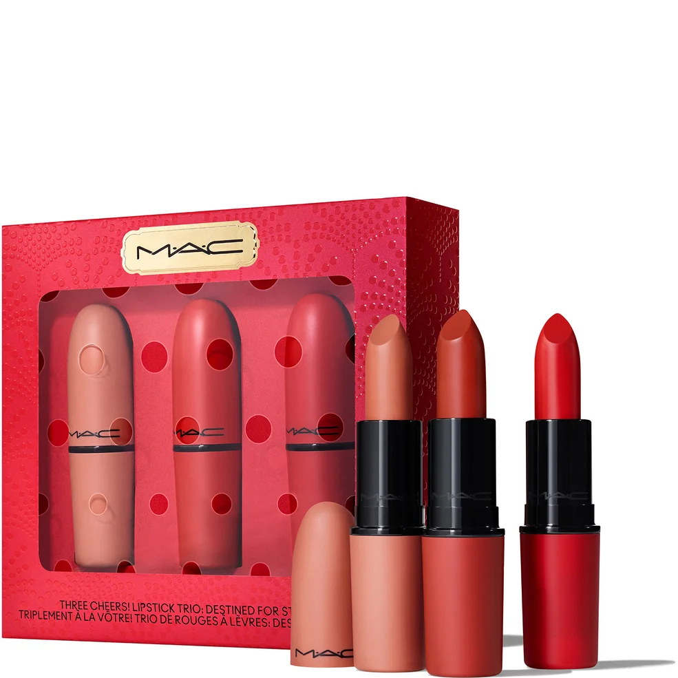 MAC Three Cheers! Lipstick Trio - Destined for Stardom (Worth 69€) Immagine 1