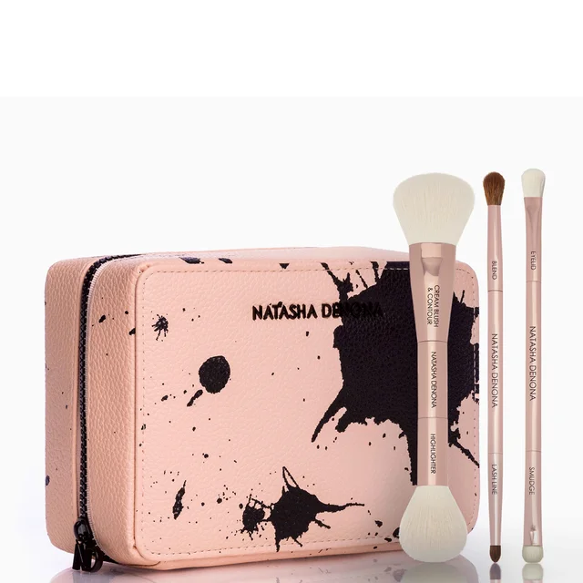 Natasha Denona borsa make-up e set pennelli formato da viaggio