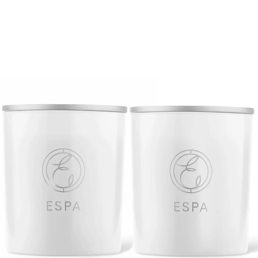 ESPA Uplift and Restore Aromatherapy Candle Duo Immagine 1