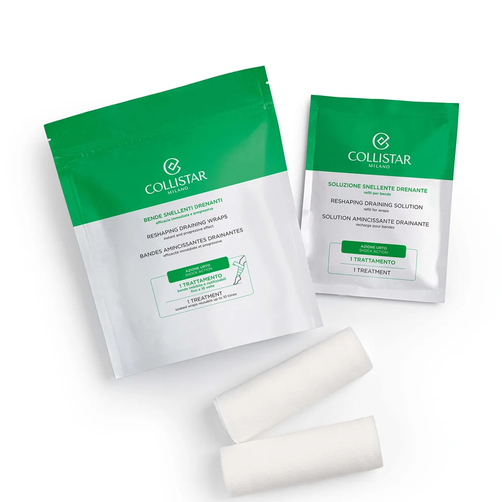 Collistar 2 Bende Snellenti Drenanti da 100 ml Efficacia Immediata e Progressiva 200 ml Immagine 1