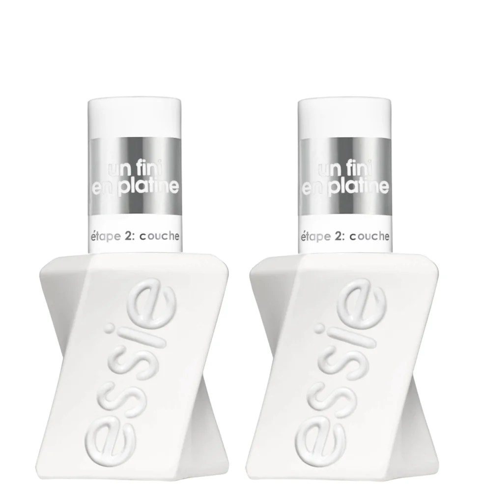 Essie Gel Nail Polish Gel Couture Top Coat, Duo Set Immagine 1