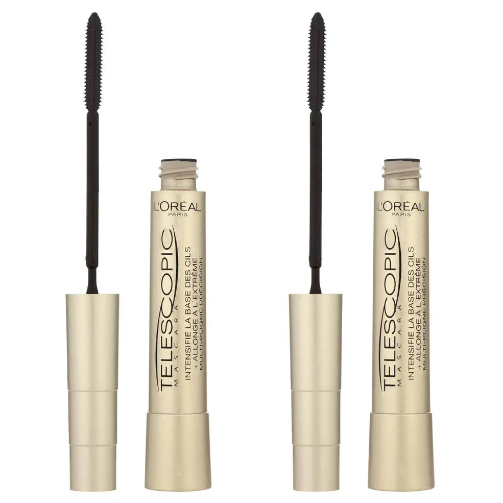 L'Oreal Paris Telescopic Mascara Duo Bundle - Black Immagine 1
