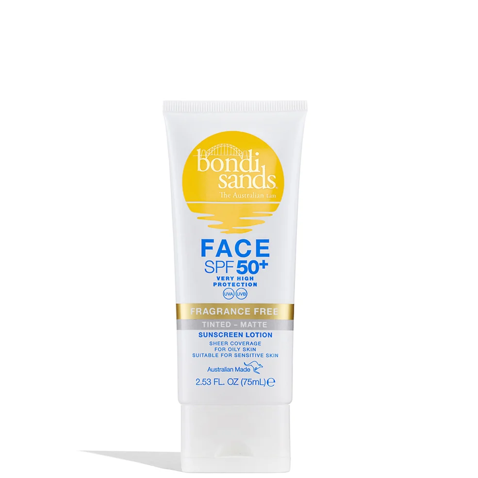Bondi Sands SPF 50+ Fragrance Free 4 Star Matte Tinted Face Lotion 75ml Immagine 1