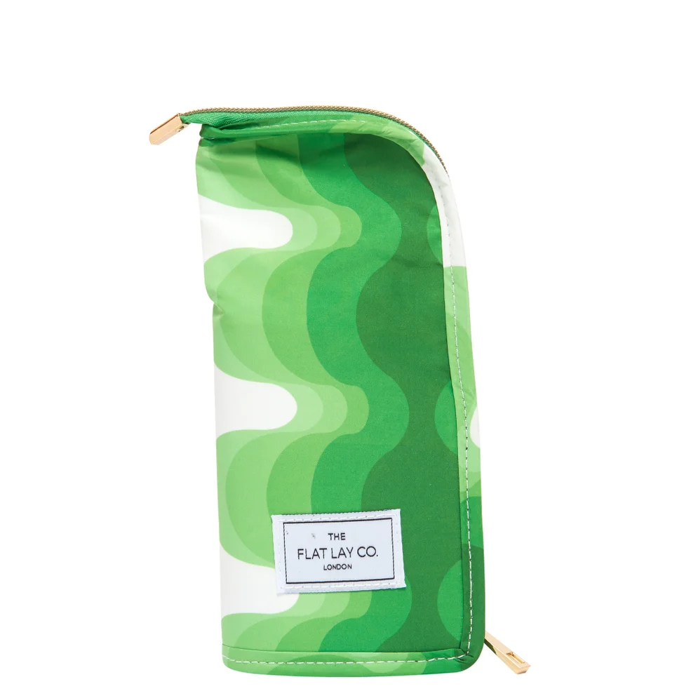 The Flat Lay Co. Standing Brush Case - Vibey Green Immagine 1