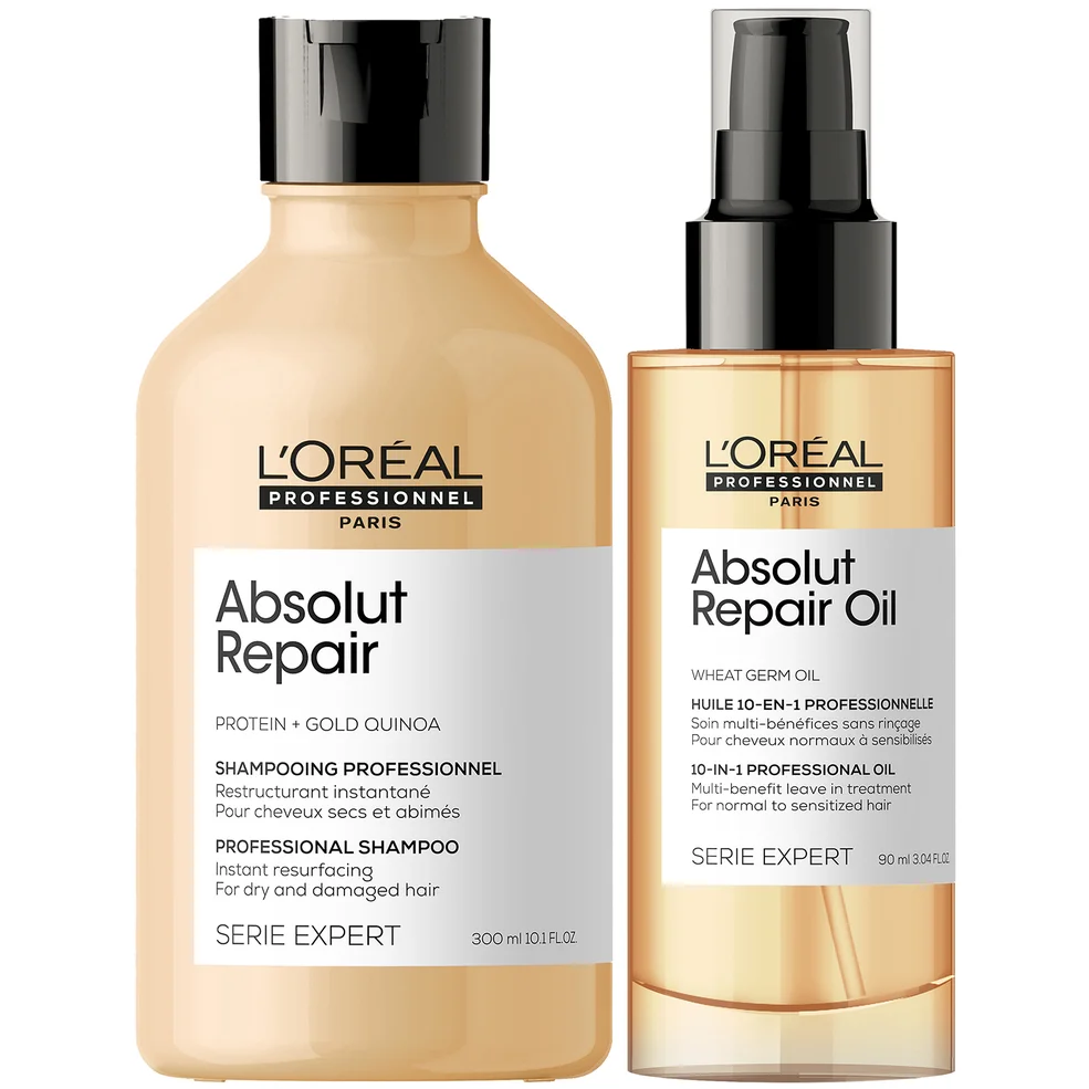 L'Oréal Professionnel Absolut Repair Oil and Shampoo Bundle Immagine 1