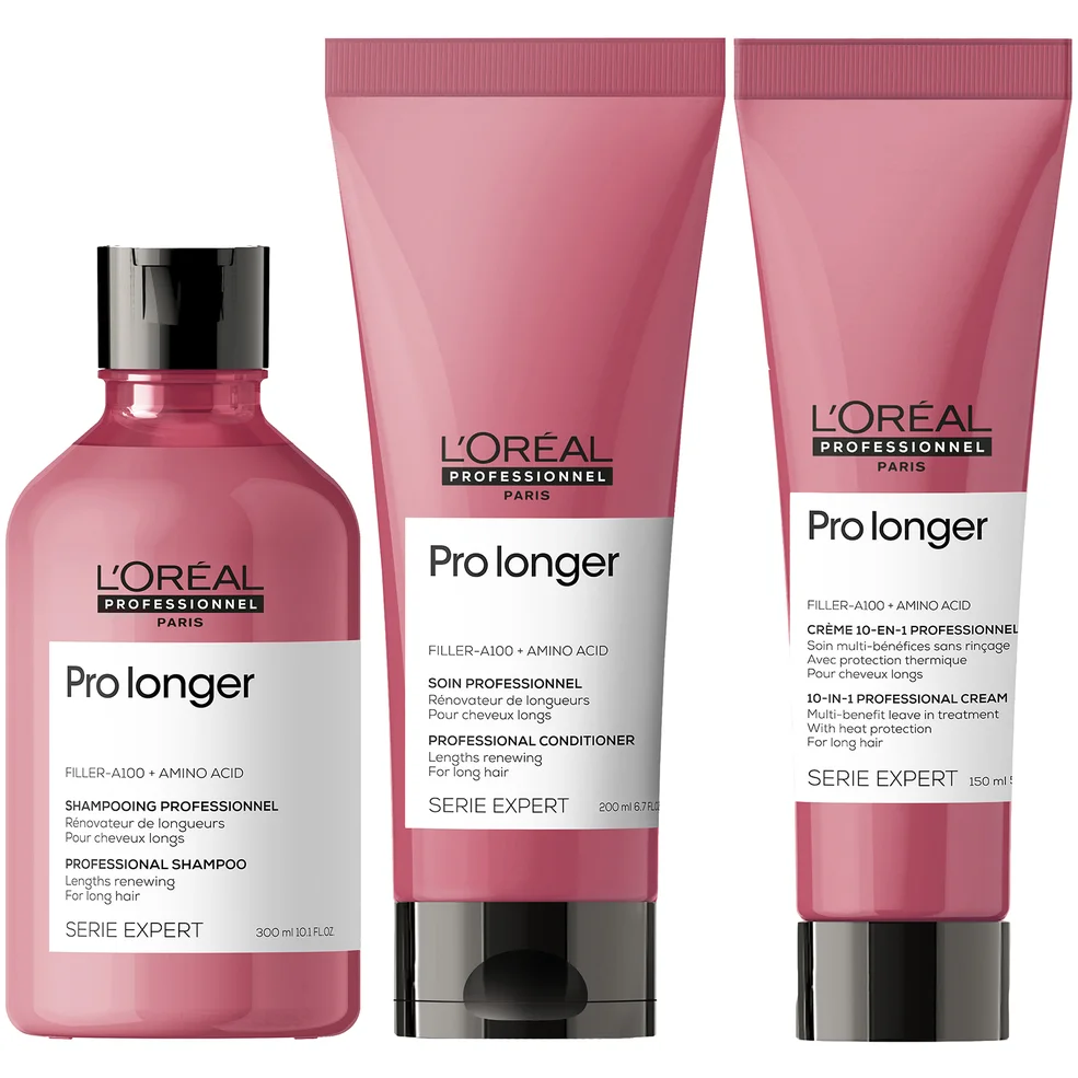 L'Oréal Professionnel Pro Longer Shampoo, Conditioner and Cream Trio Immagine 1