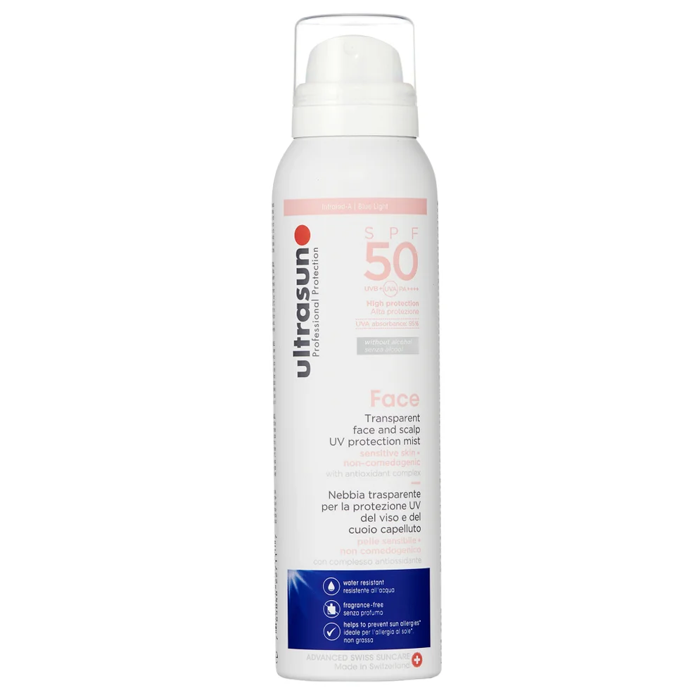Ultrasun UV Face and Scalp Mist SPF50 150ml Immagine 1