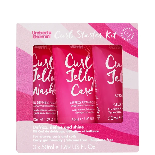 Umberto Giannini Curl Starter set 3 x 50 ml