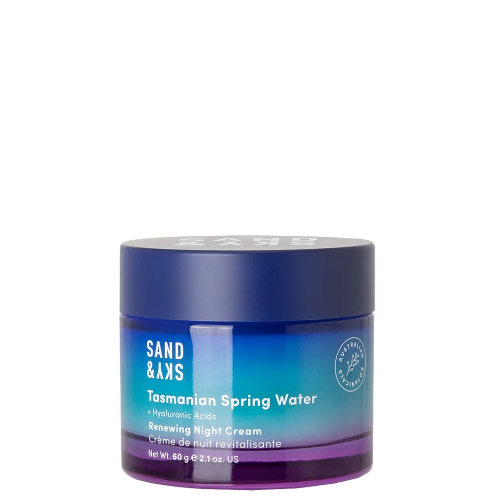 Sand & Sky Tasmanian Spring Water Night Cream 60g Immagine 1