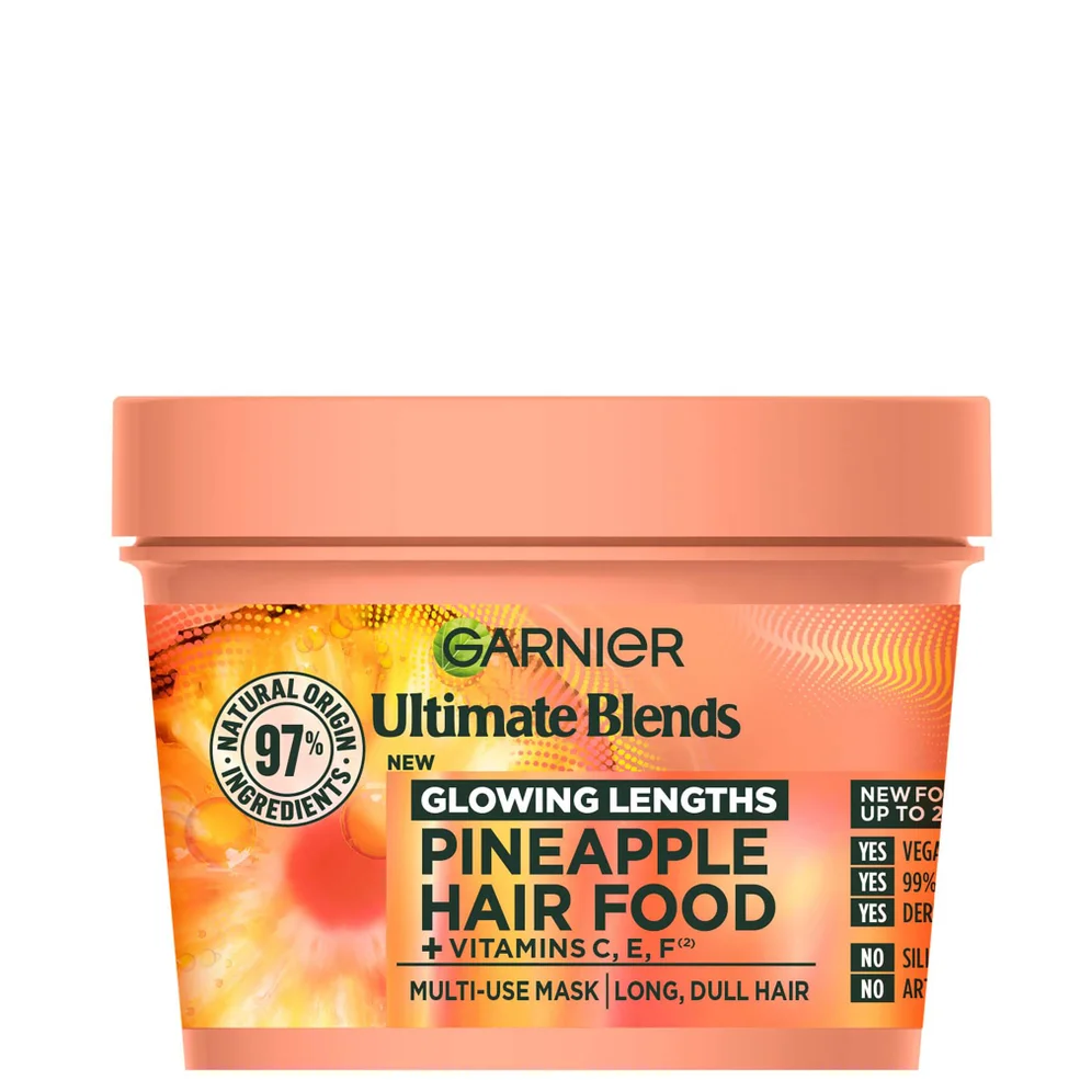 Garnier Ultimate Blends Hair Food Ananas Maschera Trattamento Nutriente 3 in 1 per Capelli Lunghi 400 ml Immagine 1