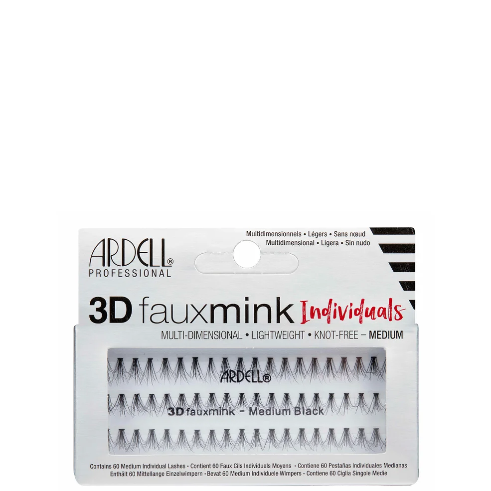 Ardell Faux Mink 3D Individuals Ciglia Finte Singole - Medie Immagine 1