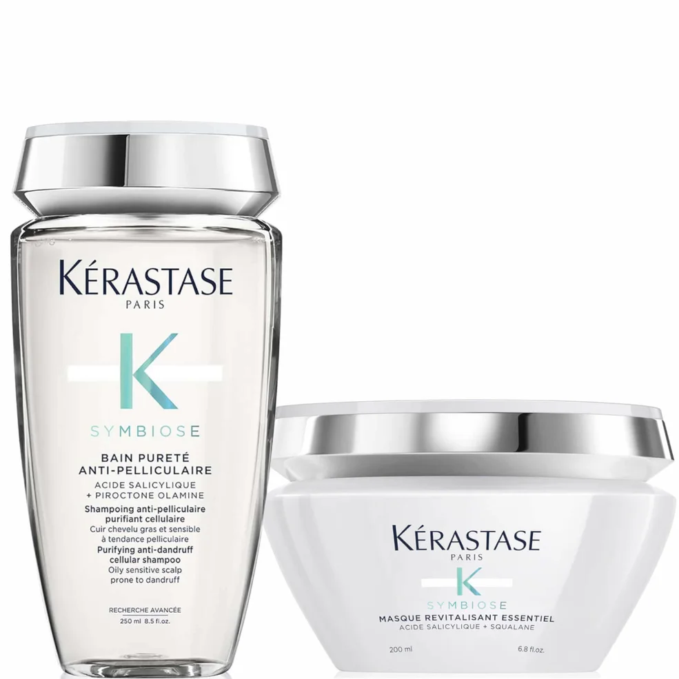 Kérastase Symbiose Anti-Dandruff Cleanse and Nourish Duo for Oily Scalps Immagine 1