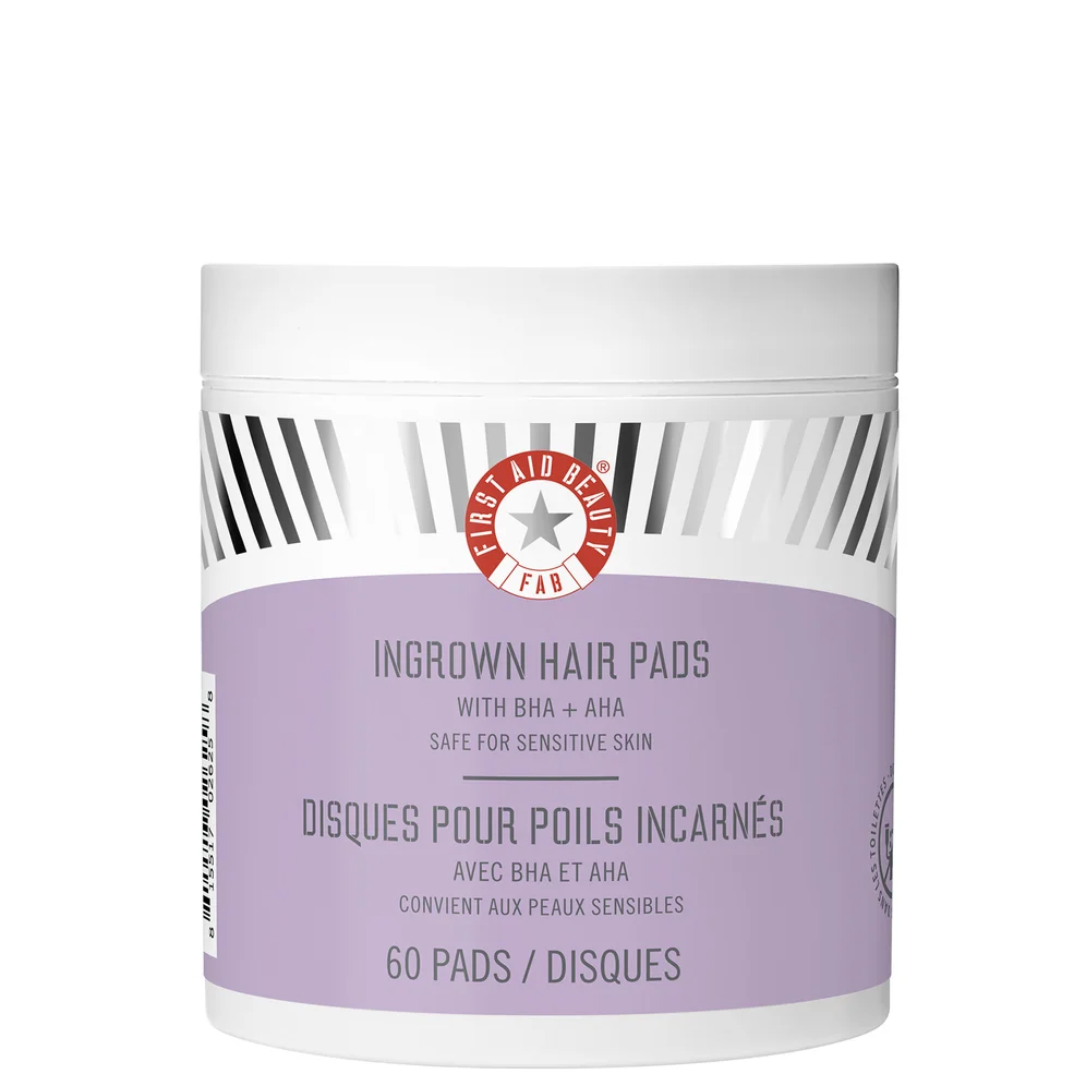 First Aid Beauty Dischetti per Peli Incarnati con BHA e AHA (Confezione da 60) Immagine 1