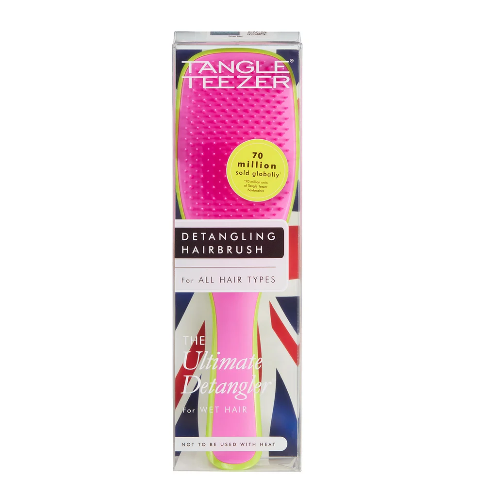 Tangle Teezer Naturally Curly- Cyber Lime and Pink Immagine 1