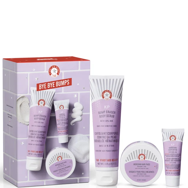 First Aid Beauty Set Routine Anti-rugosità Bye Bye Bumps