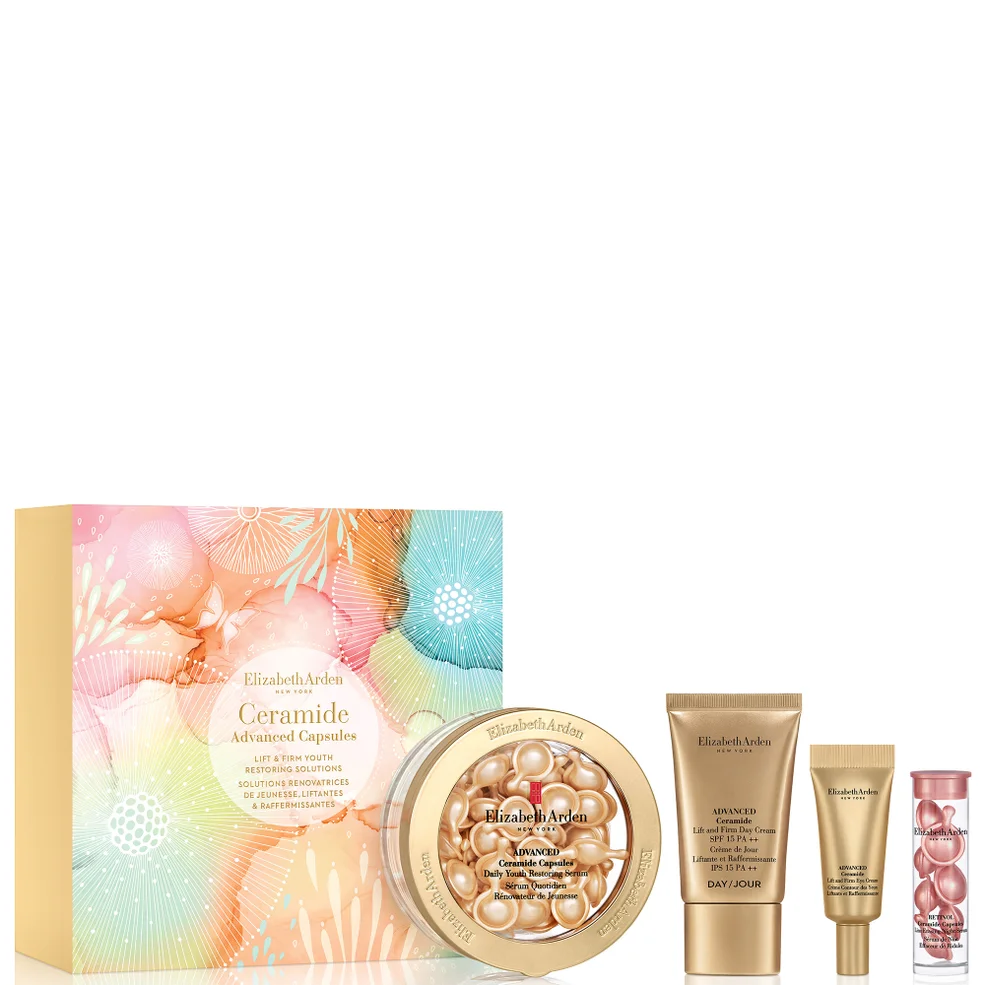 Elizabeth Arden Lift and Firm Youth Restoring Solutions Advanced Ceramide Capsules (60 Capsules) Gift Set Immagine 1