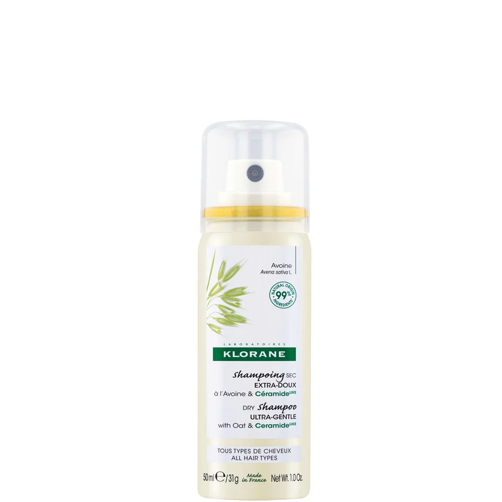 KLORANE Extra-Gentle Dry Shampoo for All Hair Types with Oat and Ceramide 50ml Immagine 1