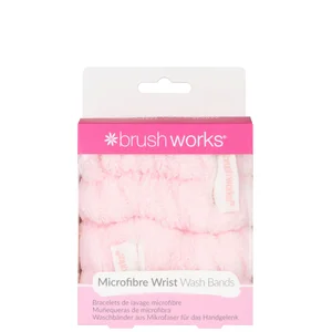 brushworks Microfibre Wrist Wash Bands - 2 Pack - undefined undefined