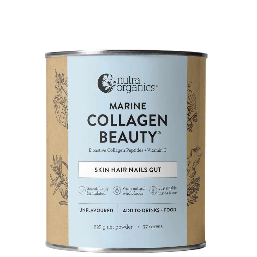 Nutra Organics Marine Collagen Beauty Supplements 225g Immagine 1