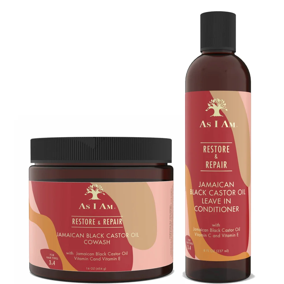 As I Am Jamaican Black Castor Oil - The Detangling Mix Bundle Immagine 1