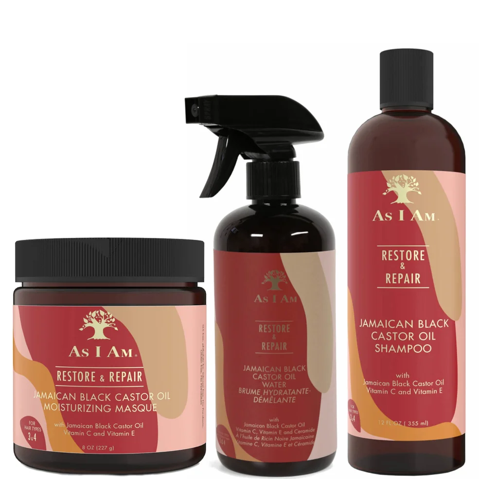 As I Am Jamaican Black Castor Oil - Moisture Fix Bundle Immagine 1