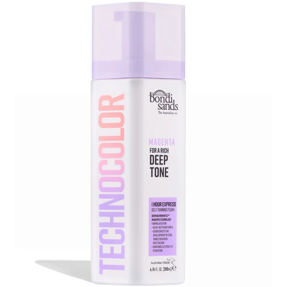 Bondi Sands Technocolor 1 Hour Express Self Tanning Foam - Magenta 200ml Immagine 1