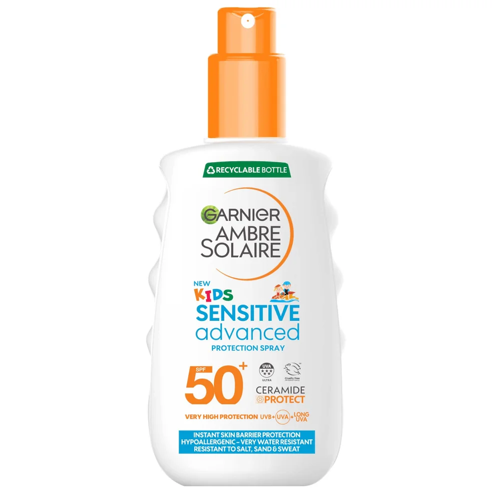 Garnier Ambre Solaire Kids' SPF 50+ Sensitive Advanced Sun Spray 150ml Immagine 1