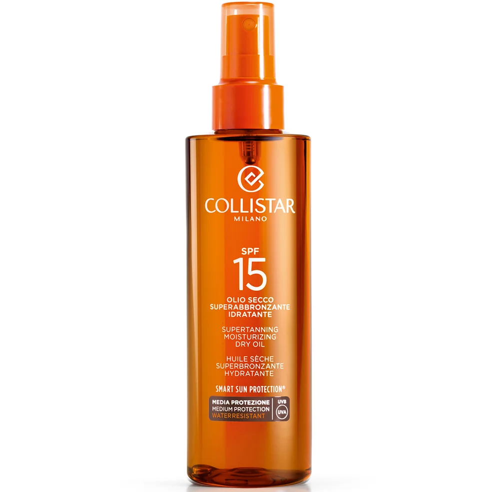 Collistar Olio Secco Superabbronzante Idratante SPF 15 200 ml Immagine 1