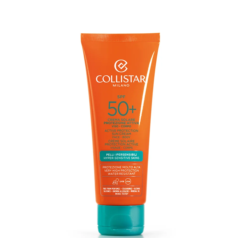 Collistar Crema Solare Protezione Attiva Viso e Corpo SPF 50+ 100 ml Immagine 1