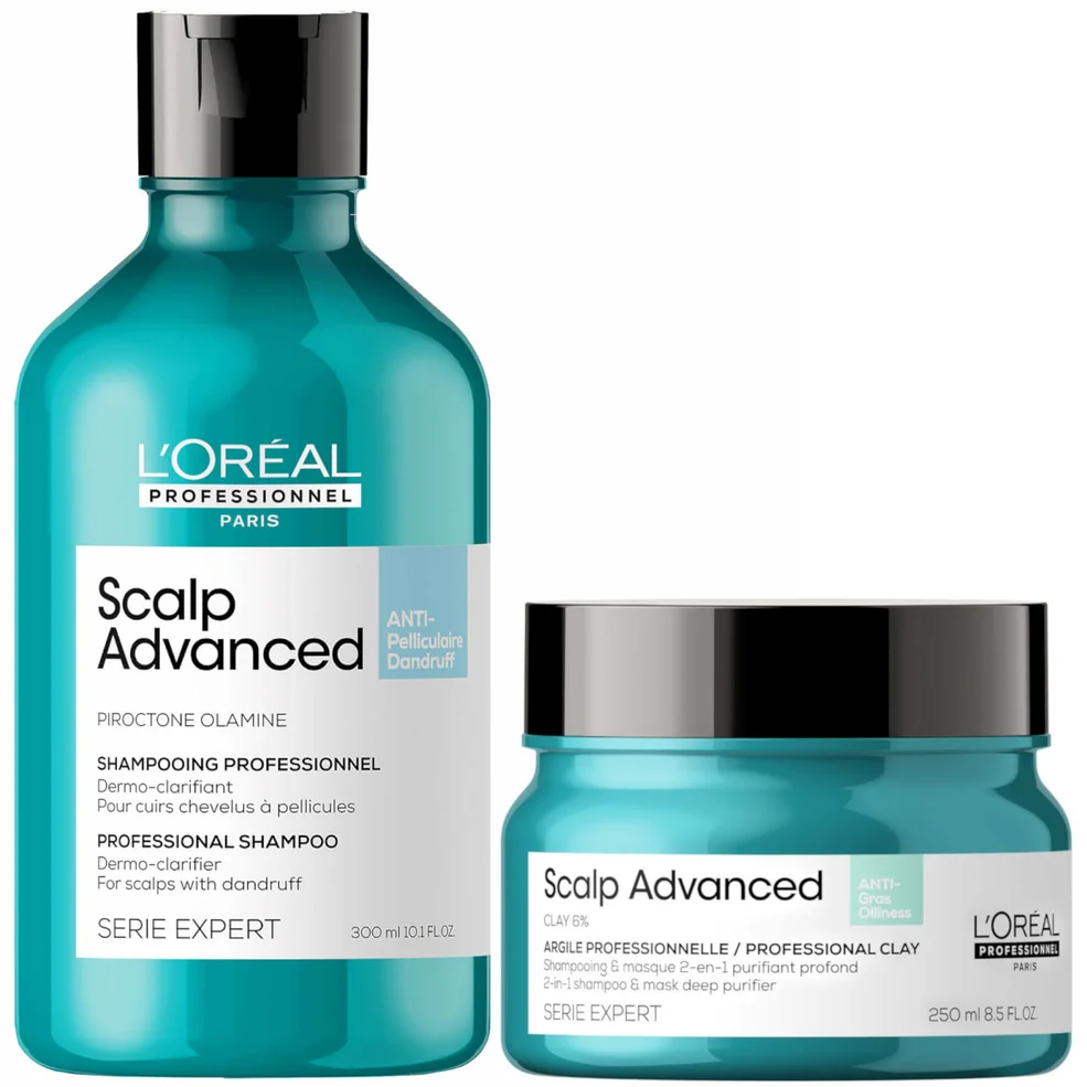 L'Oréal Professionnel Serié Expert Scalp Advanced Anti-Dandruff Shampoo and Mask Routine for Oily Dandruff Hair Immagine 1