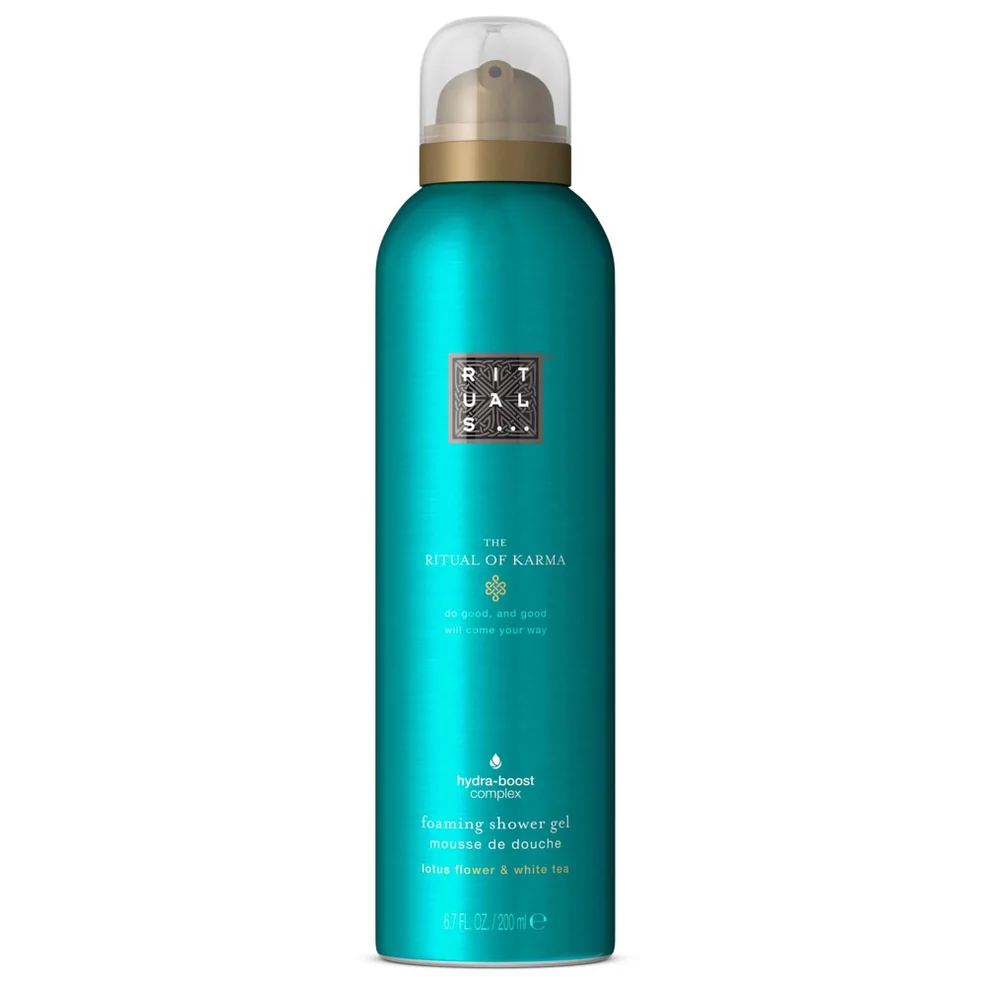 Rituals The Ritual of Karma Delicately Sweet Lotus & White Tea Foaming Body Wash 200ml Immagine 1