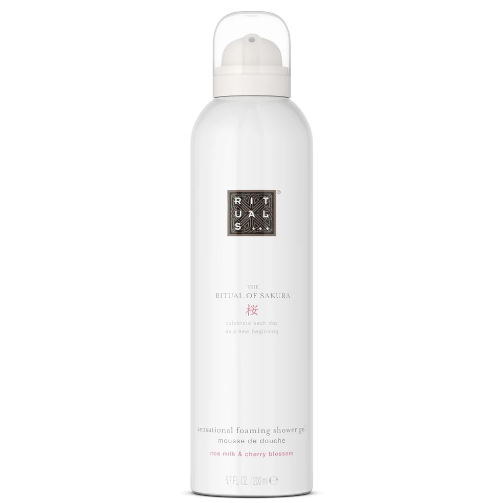 Rituals The Ritual of Sakura Floral Cherry Blossom & Rice Milk Sakura Foaming Body Wash 200ml Immagine 1