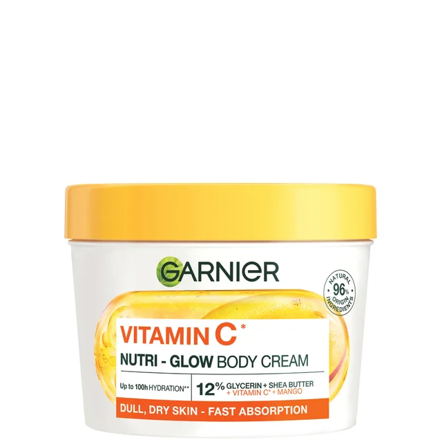 Garnier Body Superfood Nutri Glow Crema Illuminante Corpo con Vitamina C e Mango 380 ml