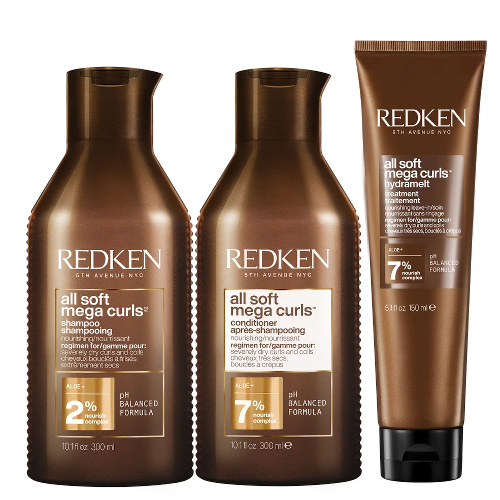 Redken All Soft Mega Curl Intense Hydrating and Nourishing Routine Set for Curly and Coily Hair Immagine 1